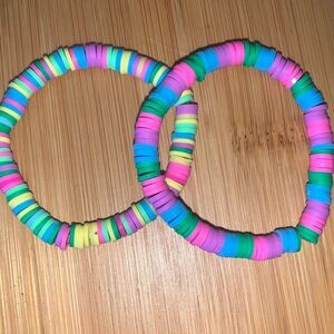5.2‎ Handmade Set Of Clay Bead Bracelets